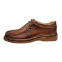 Pantofi casual barbati din piele naturala pe calapod lat - Maro GKR11M